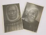 of paintings by Gottfried Lindauer by Five black and white vintage photographs, one hand-touched by Schoon, sold Jun 2017