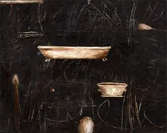Untitled by Séraphine Pick, oil on canvas, sold Jun 2017
