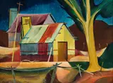 William Reed, Otago, oil on canvas board