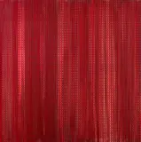Monique Jansen, Untitled (red chain), mixed media on canvas