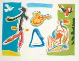 Pat Hanly, Vacation, screenprint, 33/37