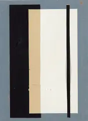 Untitled by Gordon Walters, gouache and paper collage, sold Jun 2017