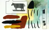 Stacks – Months and Days by Richard Killeen, watercolour and acrylic on paper, offered Jun 2017