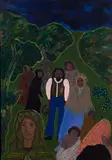 Hariata Ropata-Tangahoe, A Departure, oil on board