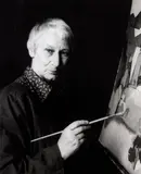Marti Friedlander, Portrait of Rita Angus at the Easel, gelatin silver print