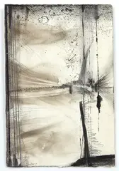 James Robinson, Untitled, mixed media on paper