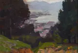 Marcus King, Grey Day, Wellington, oil on board