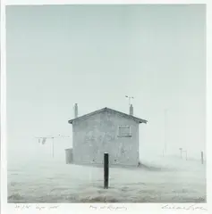 Grahame Sydney, Fog at Ranfurly, stone lithograph, 20/75