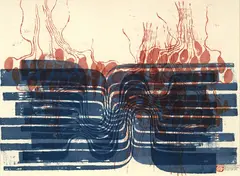 Series Thirty One by Guy Ngan, lithograph, 3/21, sold Jun 2017