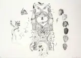 Shane Cotton, Veil, lithograph, 10/40