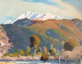 Austen Deans, Mt Peel, oil on board