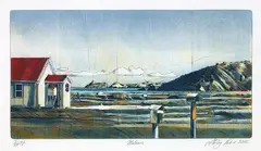 Matauri by Stanley Palmer, bamboo engraving, 7/100, sold Jun 2017