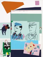 Untitled by Gordon Crook, silkscreen print, offered Jun 2017