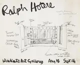 Ralph Hotere, Working Drawing for Founders Mural, lithograph