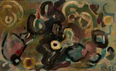 Kase Jackson, Untitled, oil on board
