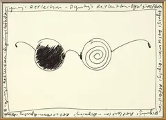 Oscar Enberg, Dignity’s Reflection, ink on paper (2013)