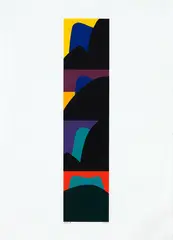 Untitled by Michael Smither, silkscreen print, A/P, sold Jun 2017