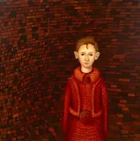 Mark Olsen, Untitled - Portrait, oil on canvas