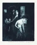 Garry Shead, Artist and Muse (Susanna), lithograph, 16/500