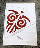 Pat Hanly, Maui Kite, screenprint on paper together with all of the original apparatus (unused)