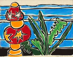 Still Life by Claudia Pond Eyley, lithograph, 4/44, offered Jun 2017