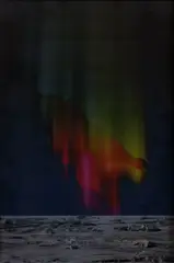 Megan Jenkinson, Atmospheric Optics VI, lenticular pigment print on polypropylene, 3/3