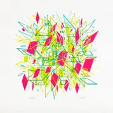 Sara Hughes, Metadata I, silkscreen print, A/P