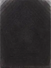 Pentacle No. 3 by Trenton Garratt, acrylic, crystalline graphite and gesso on linen, sold Apr 2017