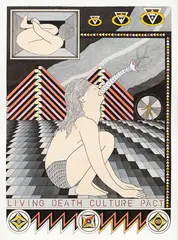 Jess Johnson, Living Death Culture Pact, pen, fibre-tipped markers and gouache (2014)