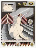 Jess Johnson, Living Death Culture Pact, pen, fibre-tipped markers and gouache (2014)