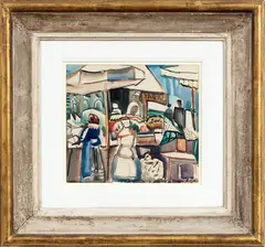 Tabac by Frances Hodgkins, watercolour, sold Apr 2017