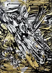 Judy Millar, Zoomzoom V, acrylic and silkscreen on canvas