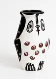 Black and Marron Owl by Pablo Picasso, glazed and painted ceramic, edition of 300 (1951), sold Apr 2017