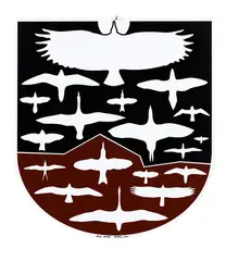 Bird Shield by Richard Killeen, acrylic on powder-coated aluminium, offered Apr 2017