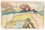Frances Hodgkins, Country Lane, Oxfordshire