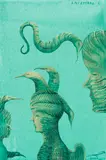 Ancestral C by Bill Hammond, acrylic and metallic pigment on canvas, sold Apr 2017