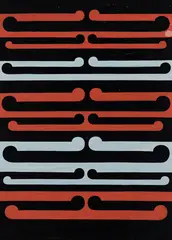 Untitled by Gordon Walters, gouache on paper, 1960, sold Apr 2017