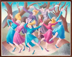 Anna Lois White, Allegro, oil on canvas