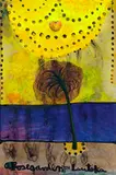 Colin McCahon, A Rosegarden for Lautoka, synthetic polymer paint on Steinbach mounted to board