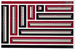 Pukapuka No. 7 by Darryn George, oil on canvas, offered Mar 2017