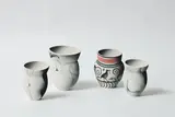 Alice Rose, Four Mirage Vases, fired ceramic