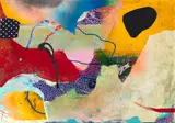 Evan Woodruffe, Untitled, mixed media on canvas