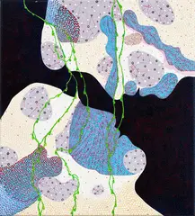 Arie Hellendoorn, Generate, acrylic on linen