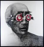 James Ormsby, Uncle’s Examination, pigment ink and graphite on paper
