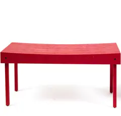 Bench Seat by Humphrey Ikin, oak, paint, steel, sold Mar 2017
