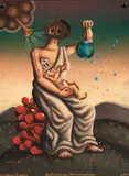 Matthew Couper, Distraction/Revisionism, oil on tin