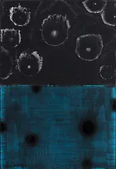 Petit Nocturne No. 1 by Luise Fong, oil on board, diptych, offered Mar 2017