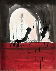 Matt Arbuckle, Untitled, mixed media on paper