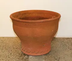 Terracotta Planter by Barry Brickell, with impressed cypher decoration, sold Mar 2017