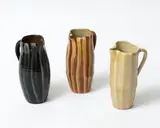 Steve Fullmer, Set of Three Glazed Earthenware Water Jugs